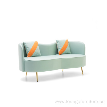 Good Price Fashion Leather Reception Office Leisure Sofa